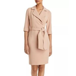 Black Halo Lucinda Belted Sheath Dress
